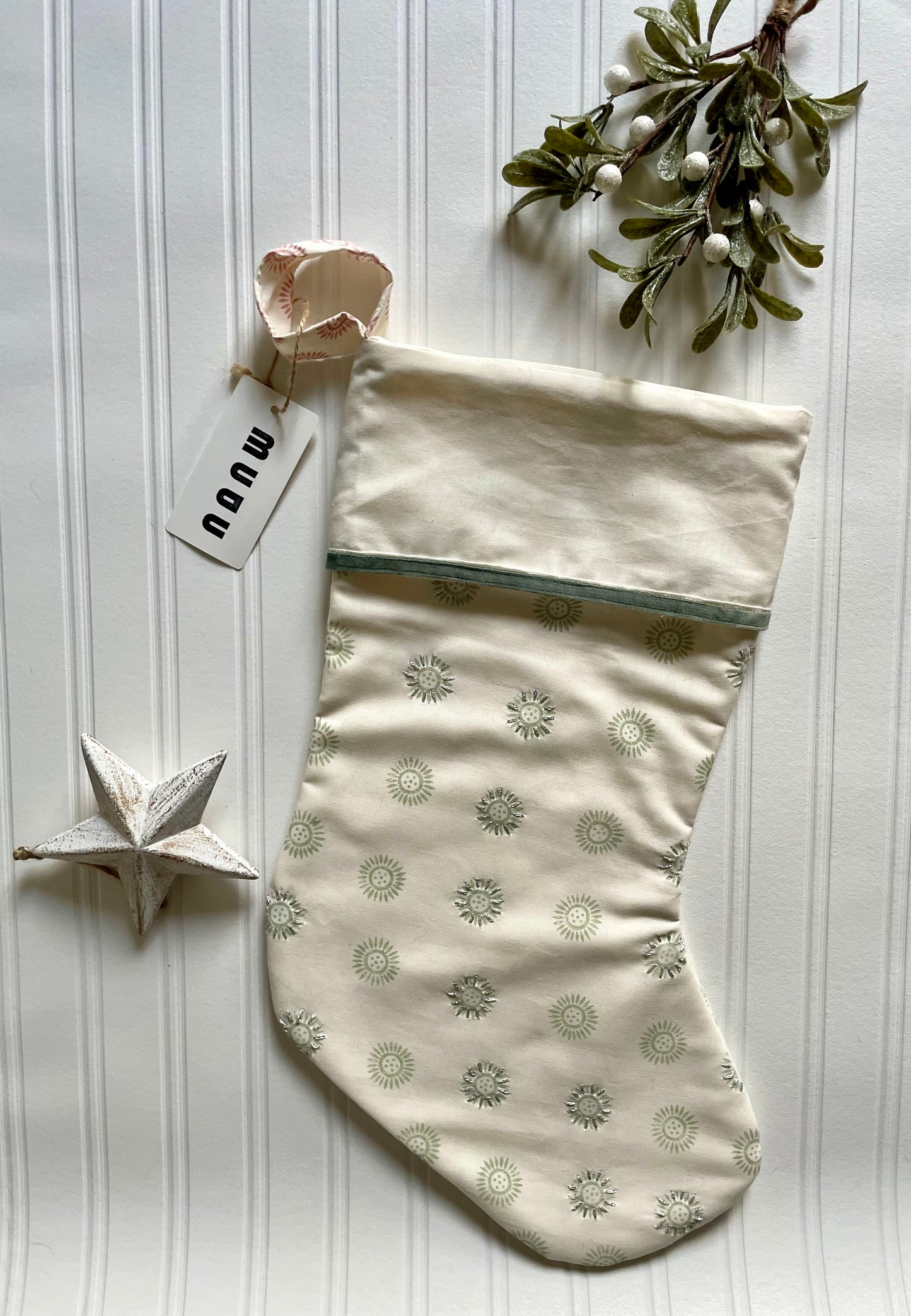 Printed stockings / Hosan Nadolig