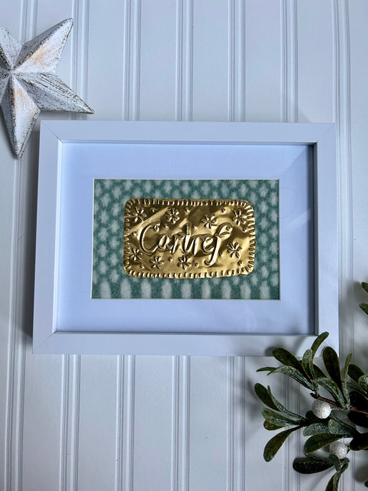 Welsh embossed frames